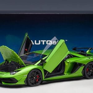 1/18 AUTOart Lamborghini Aventador SVJ (Verde Alceo Matte Green) Live Car Model Karson