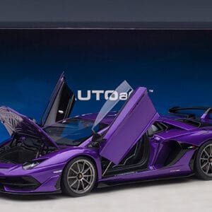 1/18 AUTOart Lamborghini Aventador SVJ (Viola Pasifae Pearl Purple) Live Car Model Karson