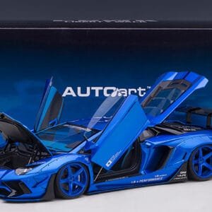 1/18 AUTOart Lamborghini Aventador Liberty Walk LB-Works Limited Edition (Hyper Blue) Live Car Model Karson