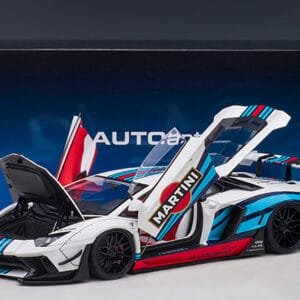 1/18 AUTOart Lamborghini Aventador Liberty Walk LB-Works (Martini Livery) Limited Edition Model Car Live Car Model Karson