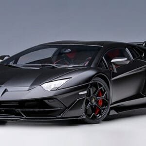 1/18 AUTOart Lamborghini Aventador SVJ (Nero Nemesis Matte Black) Live Car Model Karson