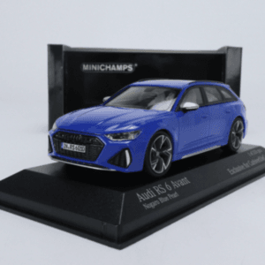 1/43 Minichamps Audi RS6 Avant (Nogaro Blue) Live Car Model Karson Limited 333 Pieces