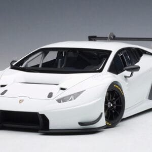 1/18 AUTOart Lamborghini Huracan GT3 (Bianco Isis White) Live Car Model Karson