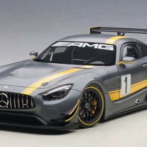 1/18 AUTOart Mercedes-Benz Mercedes AMG GT3 Presentation Car (Grey) Live Car Model Karson
