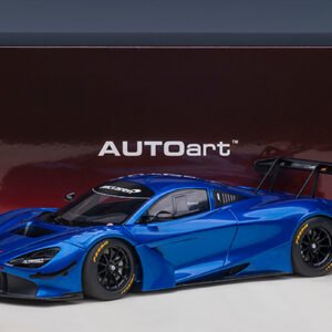 1/18 AUTOart Mclaren 720S GT3 (Azure Blue Metallic) Live Car Model Karson