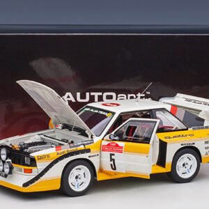 1/18 AUTOart Audi Quattro S1 RALLY SAN REMO 1985 WINNER W. RöHRL/C. GEISTDöRFER #5 Live Car Model Karson Diecast