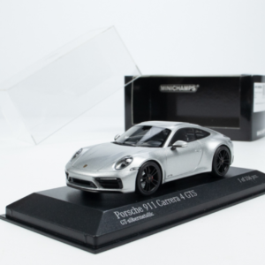 1/43 Minichamps 2021 Porsche 911 (992) Carrera 4 GTS (Silver) Live Car Model Karson