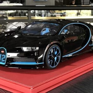 1/12 Kyosho Bugatti Chiron Resin Model (Black / Blue) Limited 350 Pieces! Live Car Model Karson
