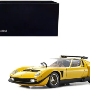 1/18 Kyosho Lamborghini Miura SVR (Yellow & Black) Live Car Model Karson Diecast