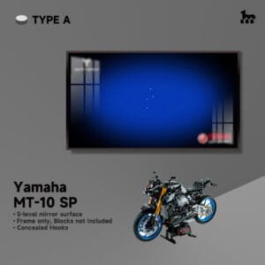 Wall Mount Display For LEGO® Technic™ Yamaha By Wicked Brick