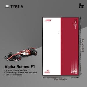 Wall Mount Display Frame For LEGO® Technic™ Alpha Romeo F1 By Wicked Brick