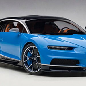 1/18 AUTOart BUGATTI CHIRON 2017 (FRENCH RACING BLUE / ATLANTIC BLUE) Live Car Model Karson Diecast 70993