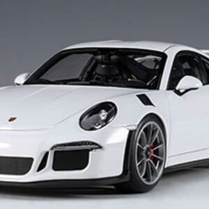 1/18 AUTOart Porsche 911 (991) GT3 RS (White with Dark Grey Wheels) Live Car Model Karson