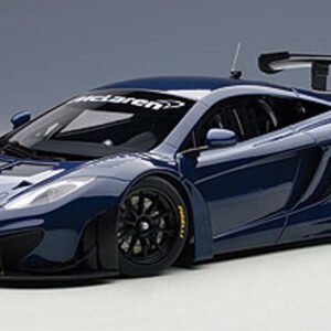 1/18 AUTOart MCLAREN 12C GT3 (AZURE BLUE) Live Car Model Karson Diecast 81344
