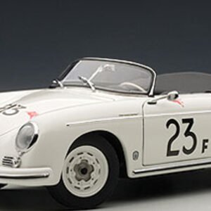 1/18 AUTOart Porsche 356 Speedster #23 (White) Live Car Model Karson
