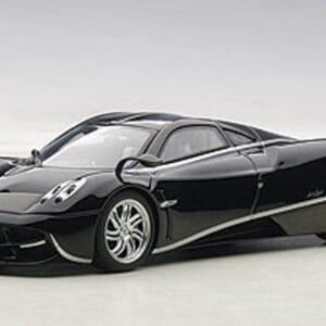 1/43 AUTOart PAGANI HUAYRA (BLACK W/SILVER STRIPES) Live Car Model Karson Diecast 58209