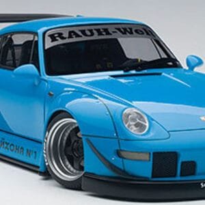 1/18 AUTOart Porsche 911 RWB 993 (BLUE/GUN GREY WHEELS) Live Car Model Karson Diecast