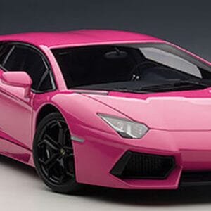 1/18 AUTOart Lamborghini Aventador LP700-4  LP700-4 (Pink) Live Car Model Karson