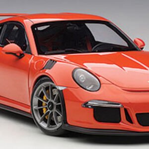1/18 AUTOart Porsche GT3 RS 991 (Lava Orange with Dark Grey Wheels) Live Car Model Karson
