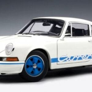 1/18 AUTOart 1973 Porsche 911 Carrera RS 2.7 (White) Live Car Model Karson Diecast