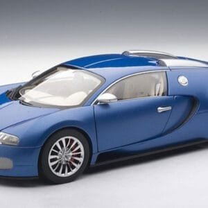 1/18 AUTOart 2009 AUTOart Bugatti EB Veyron 16.4 (Bleu Centenaire Blue Metallic) Live Car Model Karson