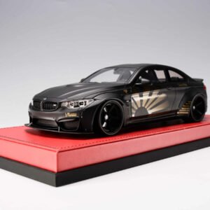 1/18 BMW M4 F82 Liberty Walk Widebody (Matte Black) Resin Live Car Model Karson Limited 55 Pieces
