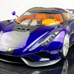 1/8 Frontiart Koenigsegg Regera (Purple Blue) Live Car Model Karson