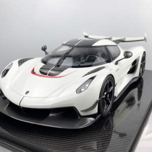 1/8 Frontiart Koenigsegg Jesko 7287 (Crystal White) Live Car Model Karson