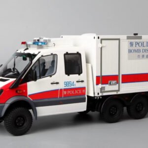 1/18 Mercedes-Benz Sprinter 6x6 EOD Hong Kong Bomb Dispoal Police Live Car Model Karson Diecast
