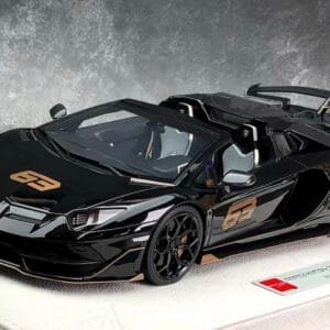 1/18 Makeup Lamborghini Aventador SVJ #63 (Black) Resin Live Car Model Karson