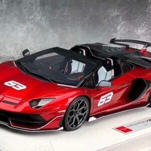 1/18 Makeup Lamborghini Aventador SVJ #63 (Red) Resin Live Car Model Karson