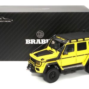 1/18 Almost Real Mercedes-Benz Mercedes G-Class G-Klasse G500 Brabus 550 Adventure 4x4 (Yellow) Live Car Model Karson Diecast Limited 300 Pieces