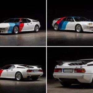 1/18 Norev 1980 BMW M1 (White with M Decal) Live Car Model Karson Diecast
