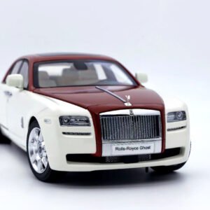 1/18 Kyosho Rolls-Royce Ghost (White & Red) Live Car Model Karson Diecast