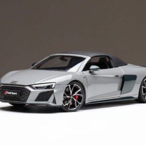1/18 Kengfai Audi R8 2nd Generation Type 4S Spyder (Nardo Grey) Live Car Model Karson Diecast