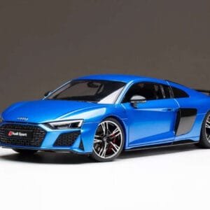 1/18 Kengfai Audi R8 2nd Generation Type 4S Hardtop (Blue) Live Car Model Karson Diecast