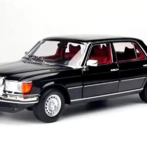 1/18 Mercedes-Benz Mercedes 450SEL 450 SEL 6.9 (Black with Red Interior) Live Car Model Karson Diecast