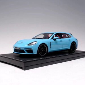 1/18 Porsche Panamera Sport Turismo Turbo S E-Hybrid (Baby Blue) Resin Live Car Model Karson Limited 66 Pieces