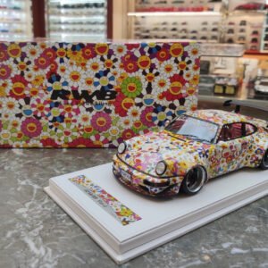 1/18 VIP Porsche 911 RWB 964 Kaikai Kiki Takashi Murakami Cartoon Edition Resin Live Car Model Karson