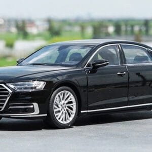 1/18 Norev Audi A8 A8L (2017-present) (Black) Live Car Model Karson Diecast