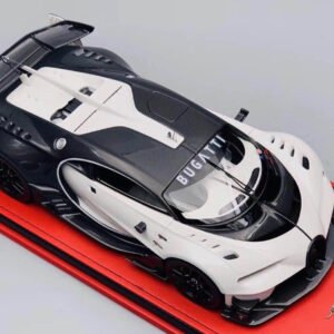 1/18 MR Bugatti Chiron VGT Vision GT (White & Black) Resin Live Car Model Karson Limited 28 Pieces
