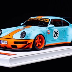 1/18 VIP Porsche 911 RWB 964 Gulf Edition #26 Resin Live Car Model Karson