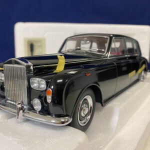 1/18 Dealer Edition 1968-1990 Rolls-Royce Phantom VI Hardtop (Black) Live Car Model Karson Diecast (NO Color Box)