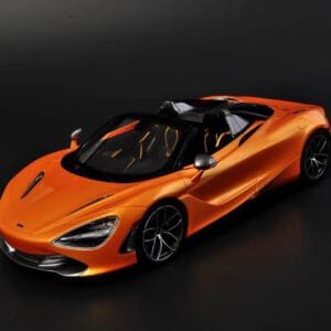 1/18 GT Spirit McLaren 720S Spider (Papaya Spark Orange) Resin Live Car Model Karson