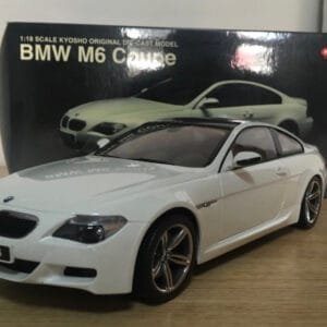 1/18 Kyosho BMW M6 E63 (2005-2010) White Live Car Model Karson Diecast
