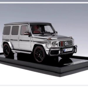1/18 MH Motorhelix Mercedes-Benz Mercedes G63 AMG (Shiny Silver) Resin Live Car Model Karson Limited 66 Pieces