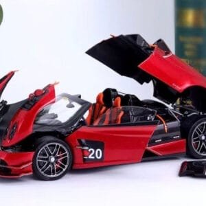 1/18 LCD Pagani Huayra BC Roadster (Red & Black) Diecast full open Live Car Model Karson