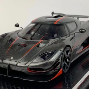 1/18 Frontiart Koenigsegg Agera RS Genesis (Carbon Black with Red Accent) Resin Live Car Model Karson Limited 500 Pieces