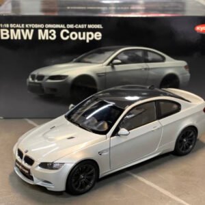1/18 Kyosho BMW M3 E92 (2008-2013) Silver Live Car Model Karson Diecast