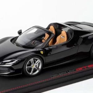 1/18 BBR Ferrari 296 GTS (New Black Daytona) Resin Live Car Model Karson Limited 50 Pieces